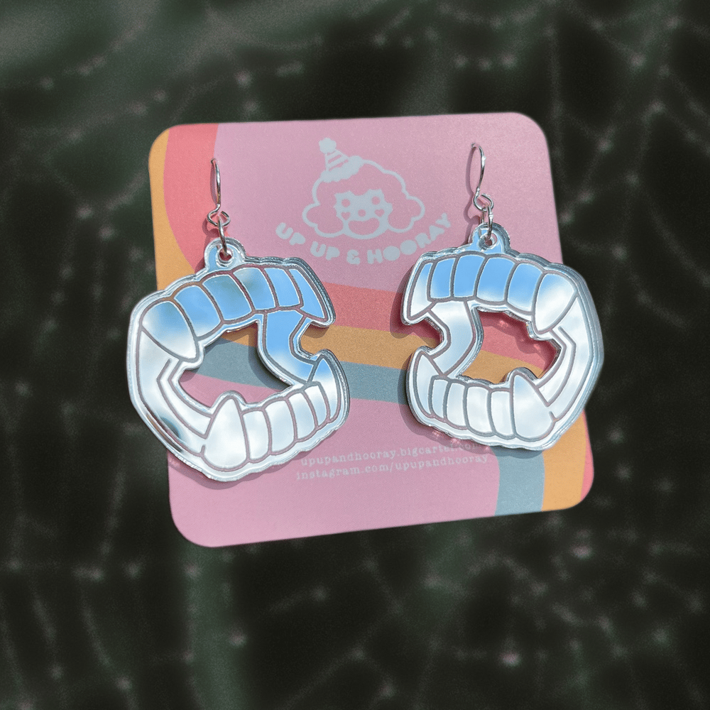 Image of Silver Vamp Fangs 