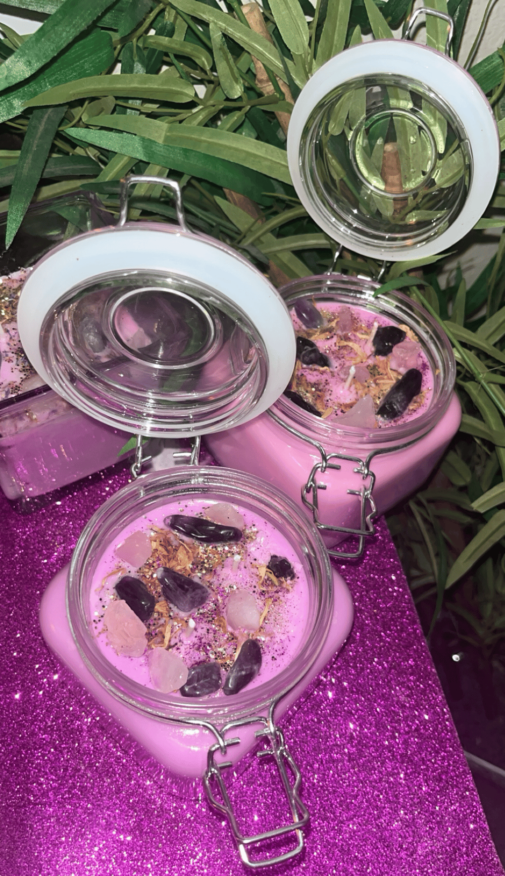 Image of Newly Close lid. “Queen Space” Candle  Soy wax. Natural.Organic🌱restocking soon‼️