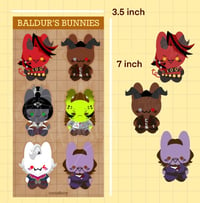 Image 2 of Baldur’s Bunnies Sticker Sheet