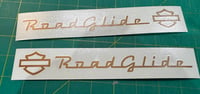Image 5 of Road Glide Script Saddlebag Graphic
