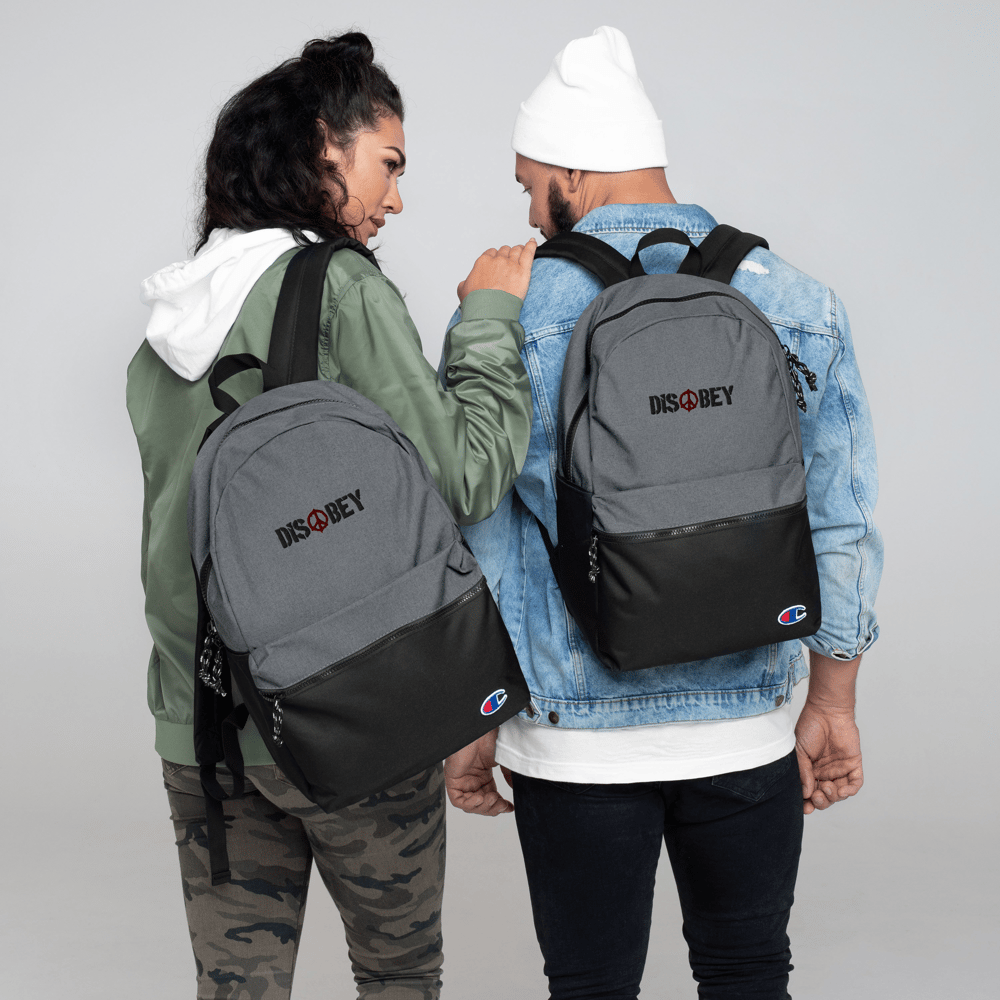 DISOBEY EMBROIDERED CHAMPION BACKPACK