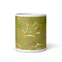 Image 5 of White glossy mug with Holiday Holly