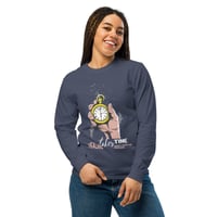 Image 13 of Women HEALING PROCESS Garment-dyed heavyweight long-sleeve shirt