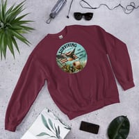 Image 7 of Surviving Out of Spite  Old School Distressed Unisex Sweatshirt