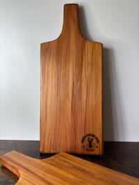 Image 4 of Heart Rimu Handled Cheese Board Set 