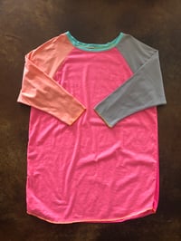Image 2 of XL :: Mint // Peach // Silver Grey // Heather Flo Pink // Flo Pink