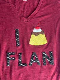 Image 4 of I Love Flan Fitted Top 🍮💕(XS/S)