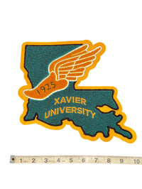 Image 2 of Xavier U of LA - Big Beautiful Chenille Patch