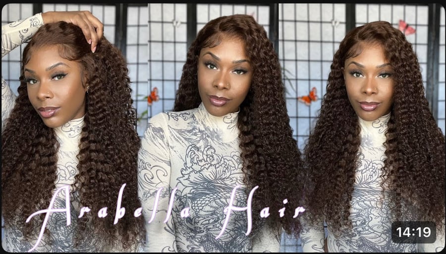 Image of Arabella Hair Chestnut 13x4 Lace Wig 