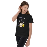 Image 4 of "Its Raining Kittens" Youth jersey t-shirt