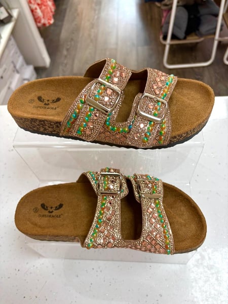 Image of Rose Gold Jewell Sliders
