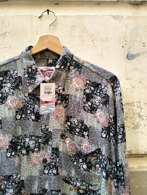 Camicia quadroni e rose