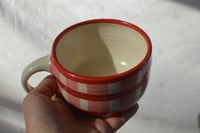 Image 4 of Latte Cup in Strawberries & Cream Picnic