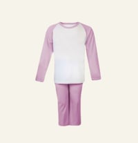 Image 1 of Coloured Sleeve Pyjamas