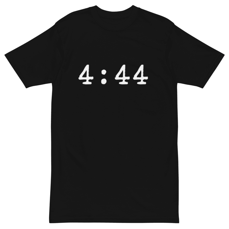 Image of 4:44 Heavyweight Tee Front and Back