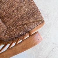 Image 4 of Fauteuil hêtre et paille 