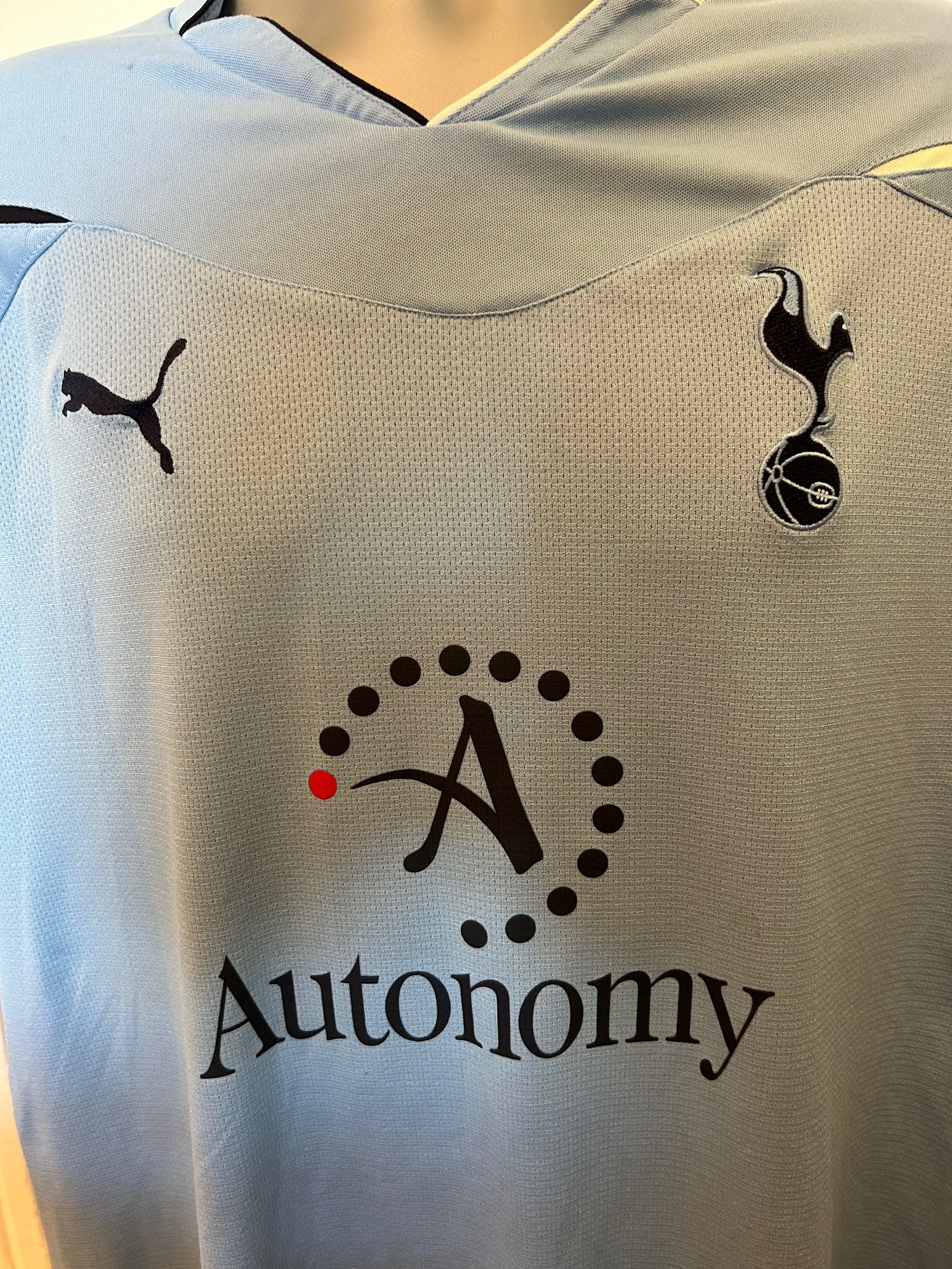 Image of Tottenham Hotspur “BALE 3” 2010/11 Away Shirt + PL patches (XL) 