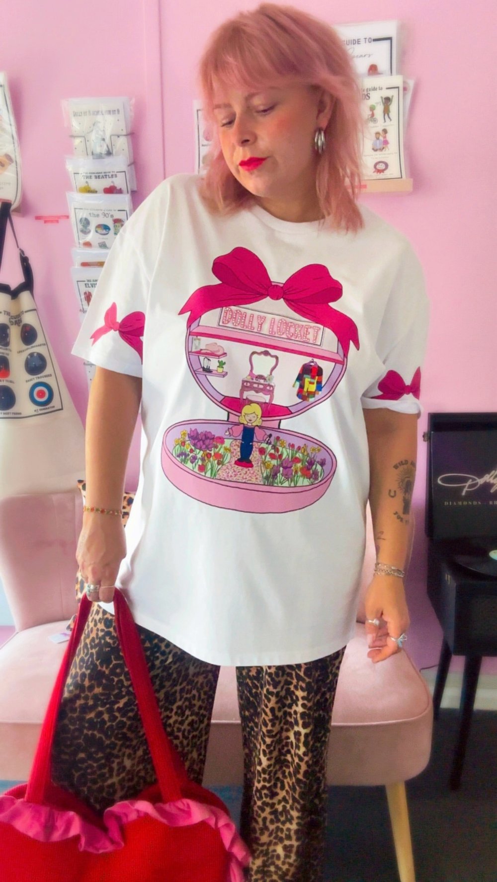 Image of Dolly locket tee