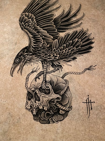 Image of CROW/SKULL ORIGINAL