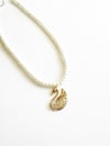 PEARLS with SWAN CZ CHARM
