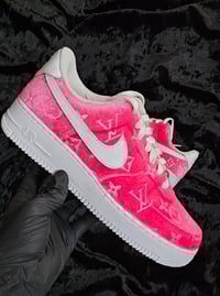 Image 1 of Pink Velvet Air Force 1