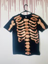 Short Sleeve Skeleton Tee - Black