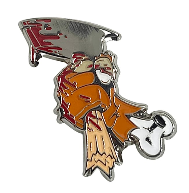 Bad To The Bone Slasher Pin - OG Leatherface