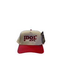 Image 1 of Logo Snapback v.1 (Cream/Red) 
