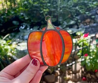 Image 1 of Stained Glass Pumpkin