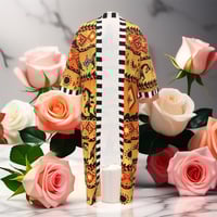Image 1 of Geometric & Animal Print Geometric & Animal Print Open Front Top
