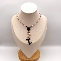 Image 2 of Hibiscus & Bee Necklace