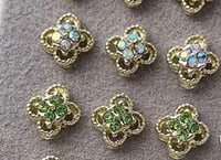 Image 1 of Small Gold Clover Charm (each) 