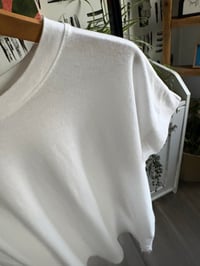Image 2 of Target white cap sleeve tee