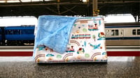 Image 4 of 🚂Trains and Planes ✈️ Baby Blanket 