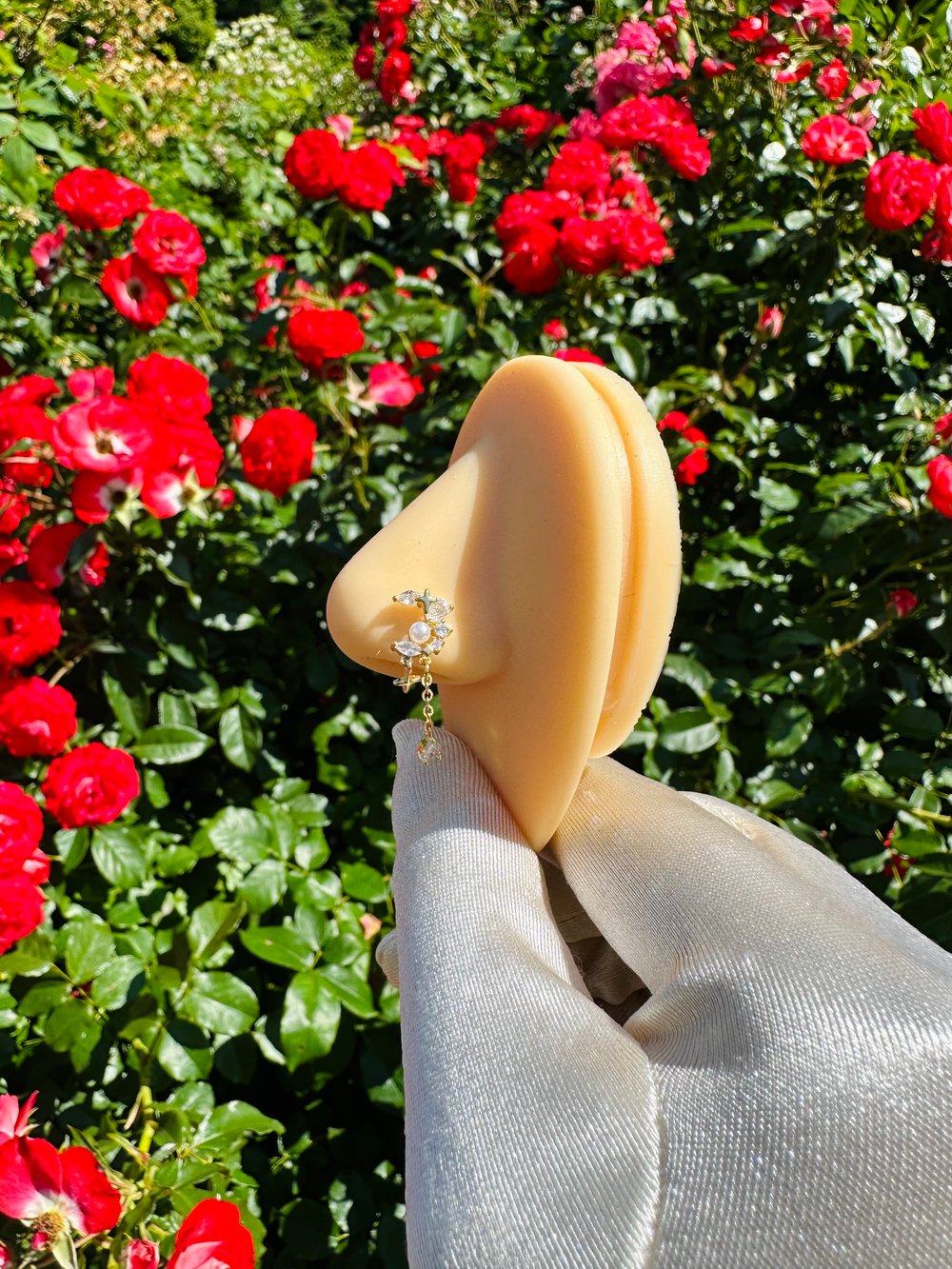 Image of Crystal Moon Ring