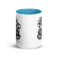 Image 7 of Lady Rosey The Sloth Mug Line Art by CrystalsArtPaws