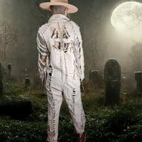 Image 4 of Thrashed Overalls sz XS SMALL