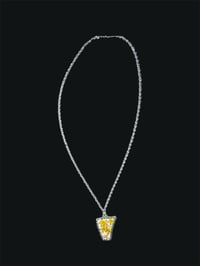 Image 2 of Yellow Flower Porcelain Necklace 