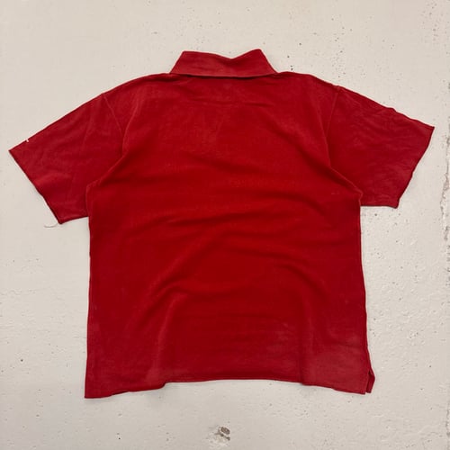 Image of SS 1996 Stone Island Marina 1/4 Zip Up Polo Shirt, Size Large