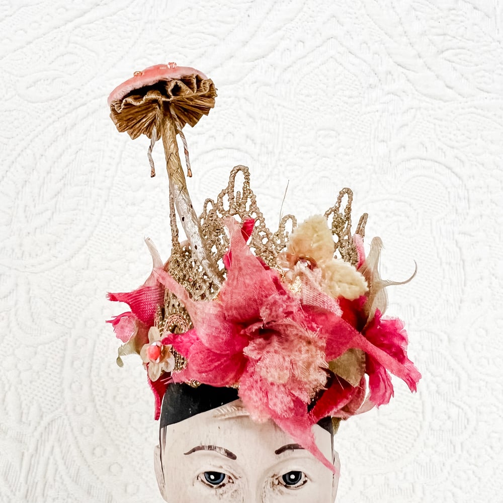 Image of Tiny Pink Mushroom Crown