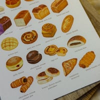 Image 2 of 'Bakery Menu' Art Print