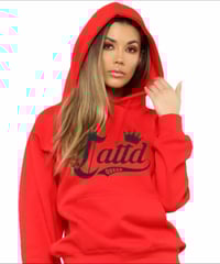 Image 2 of 45% off SPECIAL OFFER!!! Tattd QUEEN 👑 red Hoodie!!! ❤️