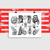Image 5 of Jason Scarr – Hand-Drawn Flash Sheet