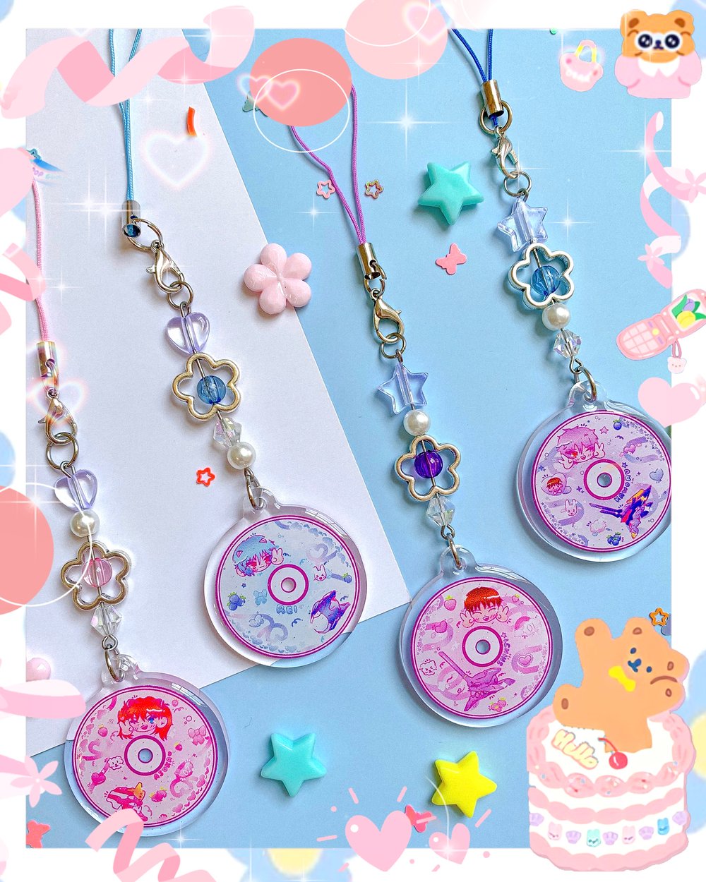 Image of Neon Genesis Evangelion | Phone Charms 
