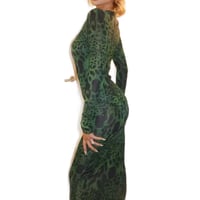 Image 4 of V-Neck Leopard Print Dress - Casual Women's Womenswear tropical vacation sun