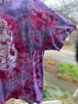 Image of XL Godzilla Be Gay Do Crime Tie Dye Shirt 9