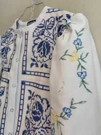 Image 4 of Blue rose jacket (s/m)