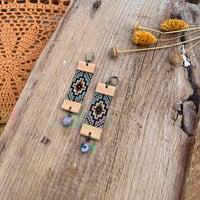 Image 2 of Tapestry earrings no.1