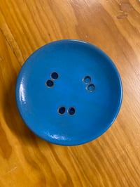 Image 2 of Dark Turquoise glazed Soap Dish