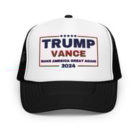 Image 7 of Trump Vance 24 Official Foam trucker hat PatriotsCo copy